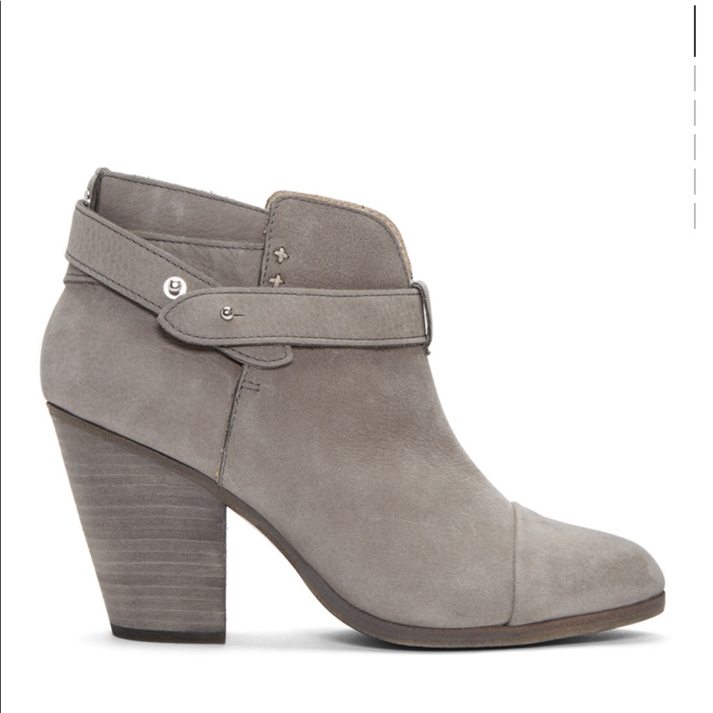Rag & Bone grey suede bootie